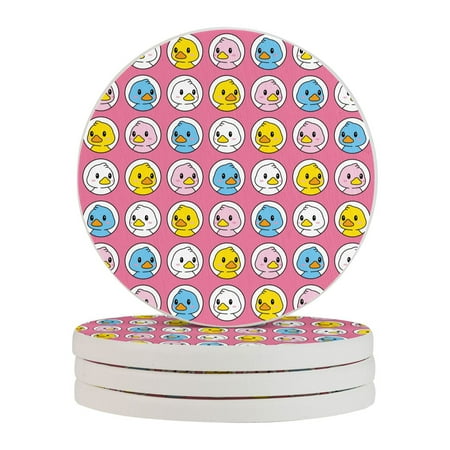 Circular Drink Coasters Set Colorful Ducks Beautiful Home Decor Diatomite Heat-Resistant Diatomite Protect Table Countertop
Circular Drink Coasters Set Colorful Ducks Beautiful Home Decor Diatomite Heat-Resistant Diatomite Protect Table Countertop