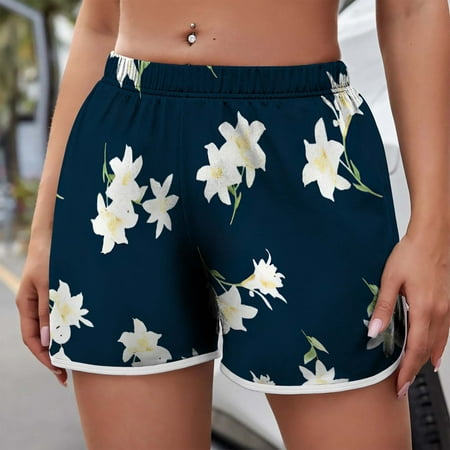 Okbop Athletic Shorts for Women Summer Lightweight Shorts Print Short Pants Elastic Waist Drawstring Comfy Shorts Maternity Shorts Navy L(8)
Okbop Athletic Shorts for Women Summer Lightweight Shorts Print Short Pants Elastic Waist Drawstring Comfy Shorts Maternity Shorts Navy L(8)