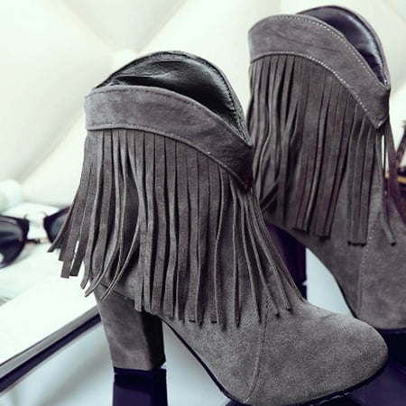 eczipvz Womens Shoes Fringe Boots High Thick Fashion Color Women s Boots Frosted Heel Solid women s Heel Platform Boots for Women (Grey 8)
eczipvz Womens Shoes Fringe Boots High Thick Fashion Color Women s Boots Frosted Heel Solid women s Heel Platform Boots for Women (Grey 8)