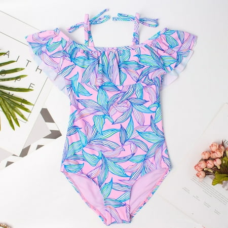 Hxroolrp Children s One-piece Swimsuit Women s Stripe Printed Suspender Fly Edge Girl Bathing Suit for Pool Beach Party
Hxroolrp Children s One-piece Swimsuit Women s Stripe Printed Suspender Fly Edge Girl Bathing Suit for Pool Beach Party