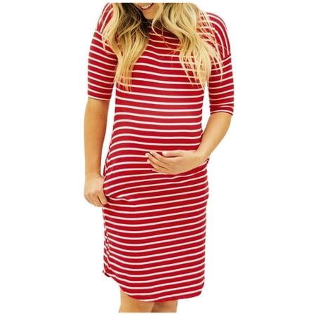 Dresses for Women 2022 White Dress Women Fashion Womens Pregnants O-Neck Stripe Short Sleeve Nursing Maternity Dress Prom Dresses for Women Prom Dresses for Teens Savings Clearance Red M
Dresses for Women 2022 White Dress Women Fashion Womens Pregnants O-Neck Stripe Short Sleeve Nursing Maternity Dress Prom Dresses for Women Prom Dresses for Teens Savings Clearance Red M