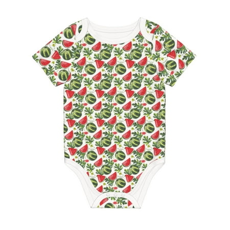 Matuu Watermelons for Baby Short-Sleeve Bodysuit Soft Cotton Comfortable and Breathable Perfect for Newborns and Infants
Matuu Watermelons for Baby Short-Sleeve Bodysuit Soft Cotton Comfortable and Breathable Perfect for Newborns and Infants