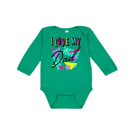 Inktastic I Love my Dad- 80s retro style Gift Baby Boy or Baby Girl Long Sleeve Bodysuit
Inktastic I Love my Dad- 80s retro style Gift Baby Boy or Baby Girl Long Sleeve Bodysuit