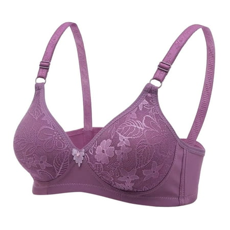 CAICJ98 Lingerie for Women Women Lightweight Breathable Comfortable without Steel Ring Solid Floral Color Bra Support Bra (Purple 42)
CAICJ98 Lingerie for Women Women Lightweight Breathable Comfortable without Steel Ring Solid Floral Color Bra Support Bra (Purple 42)