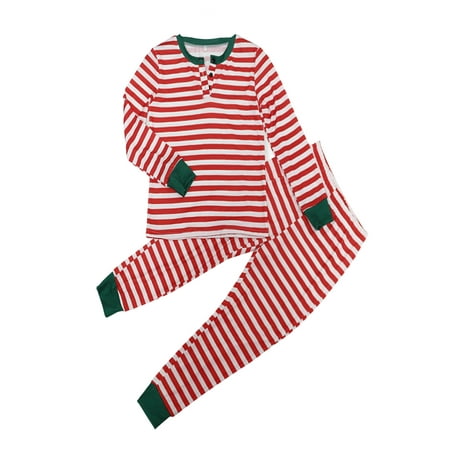 Seyurigaoka Seyurigaoka Parent-Child Striped Christmas Pajamas Family Top Sleeping Jogger Trousers 
Seyurigaoka Seyurigaoka Parent-Child Striped Christmas Pajamas Family Top Sleeping Jogger Trousers