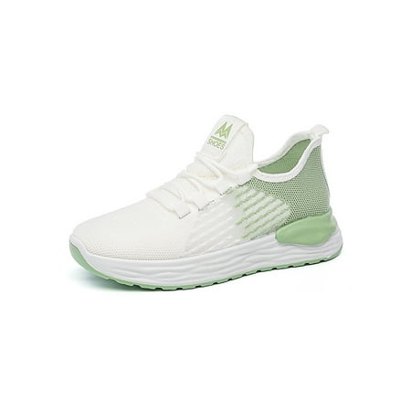 Rotosw Ladies Running Shoe Breathable Trainers Fitness Workout Sneakers Womens Walking Women Athletic Sport Flats White Green 6.5
Rotosw Ladies Running Shoe Breathable Trainers Fitness Workout Sneakers Womens Walking Women Athletic Sport Flats White Green 6.5