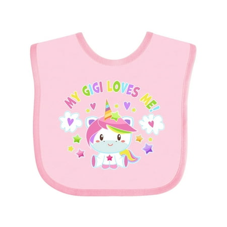 Inktastic My Gigi Loves Me with Cute Rainbow Unicorn Gift Baby Boy or Baby Girl Bib
Inktastic My Gigi Loves Me with Cute Rainbow Unicorn Gift Baby Boy or Baby Girl Bib
