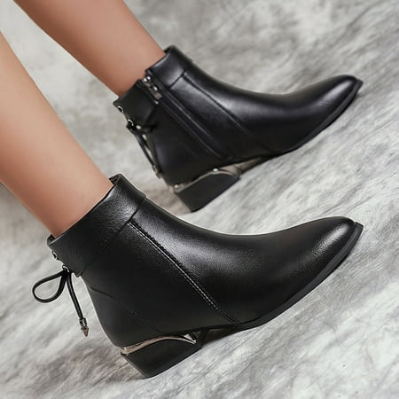 Gubotare Womens Boots Ankle Women s Ankle Boots - Chunky Heel Short Booties with Zip Closure Black 8
Gubotare Womens Boots Ankle Women s Ankle Boots - Chunky Heel Short Booties with Zip Closure Black 8