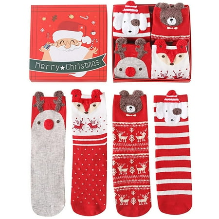 Puntoco Clearance Women S Christmas 4-Pair with Gift Box Christmas Cartoon Socks Gift Box Mid Tube Socks
Puntoco Clearance Women S Christmas 4-Pair with Gift Box Christmas Cartoon Socks Gift Box Mid Tube Socks