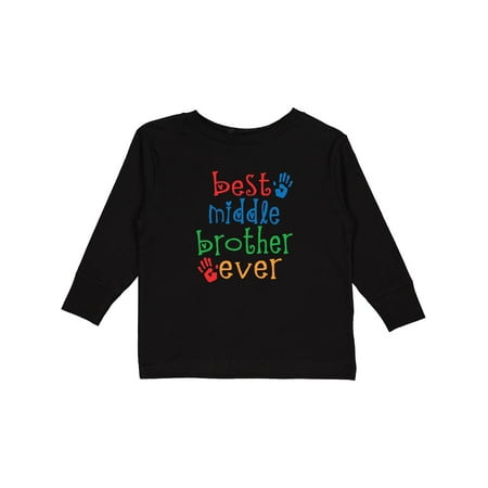 Inktastic Best Middle Brother Ever Little Boy Boys Long Sleeve Toddler T-Shirt
Inktastic Best Middle Brother Ever Little Boy Boys Long Sleeve Toddler T-Shirt