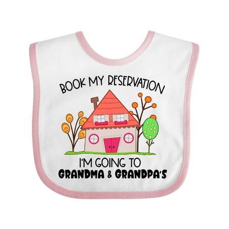 Inktastic Book My Reservation- I m Going to Grandma and Grandpa s Gift Baby Boy or Baby Girl Bib
Inktastic Book My Reservation- I m Going to Grandma and Grandpa s Gift Baby Boy or Baby Girl Bib