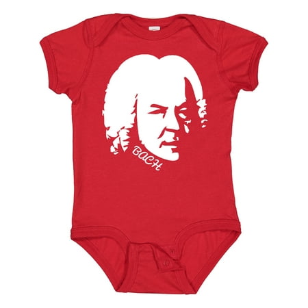 Inktastic Bach Music Classical Composer Gift Baby Boy or Baby Girl Bodysuit