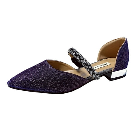 BCMMKLPP Women s Ladies Fashion Casual Pointed Toe Slip On Crystal Bling Low Heels Shoes Purple 37
BCMMKLPP Women s Ladies Fashion Casual Pointed Toe Slip On Crystal Bling Low Heels Shoes Purple 37
