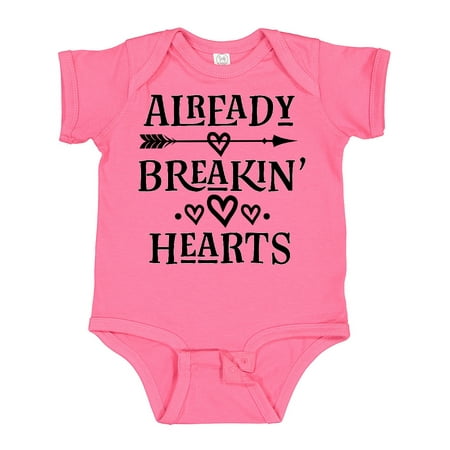 Inktastic Boys Valentines Day Breaking Hearts Gift Baby Boy Bodysuit