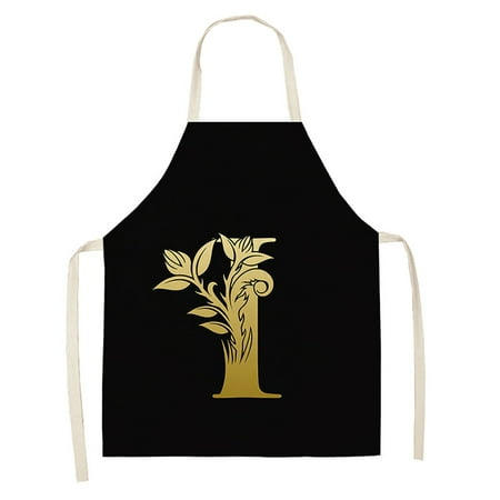 VEAREAR Apron Golden Letter Alphabet Pattern Kitchen Apron Sleeveless Cooking Cleaning Tools
VEAREAR Apron Golden Letter Alphabet Pattern Kitchen Apron Sleeveless Cooking Cleaning Tools