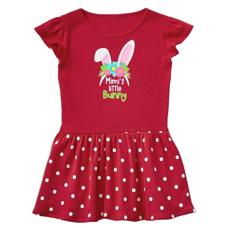 Inktastic Mimi s Little Bunny Cute Easter Bunny Ears Gift Baby Girl Dress