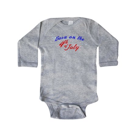 Inktastic Born on the 4th of July Gift Baby Boy or Baby Girl Long Sleeve Bodysuit
Inktastic Born on the 4th of July Gift Baby Boy or Baby Girl Long Sleeve Bodysuit