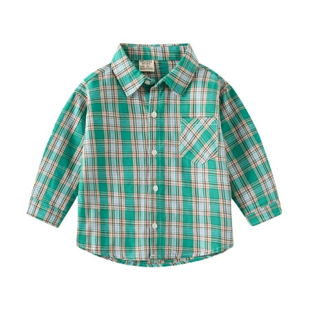 ZRBYWB Toddler Boy Clothes Long Sleeve Fashion Plaid Shirt Tops Coat Outwear For Boy Clothing Summer Tops
ZRBYWB Toddler Boy Clothes Long Sleeve Fashion Plaid Shirt Tops Coat Outwear For Boy Clothing Summer Tops