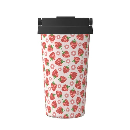 Pofeuu Strawberry Flower Print Coffee Mug Iced Coffee Tumbler Cup Double Wall Vacuum Leak-Proof Thermos Mug CoffeeThermos Travel Mug
Pofeuu Strawberry Flower Print Coffee Mug Iced Coffee Tumbler Cup Double Wall Vacuum Leak-Proof Thermos Mug CoffeeThermos Travel Mug