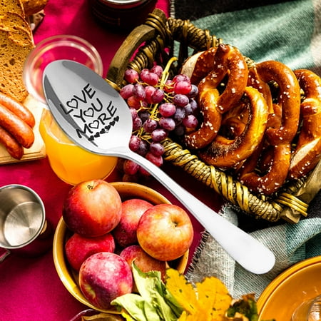 MRULIC Tableware Engraved Spoon Best Present for Husband Madam Family and Friends Tableware + A
MRULIC Tableware Engraved Spoon Best Present for Husband Madam Family and Friends Tableware + A