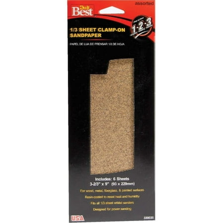 Ali Ind. - Asst 1/3Sht Sandpaper