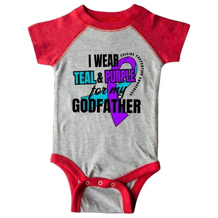 Inktastic Suicide Prevention I Wear Teal and Purple for My Godfather Gift Baby Boy or Baby Girl Bodysuit
Inktastic Suicide Prevention I Wear Teal and Purple for My Godfather Gift Baby Boy or Baby Girl Bodysuit