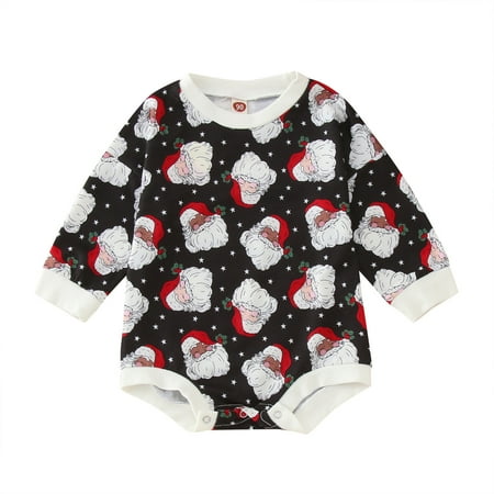 Casual Baby Jumpsuits Clothes Boys Girls Christmas Long Sleeve Santa Prints Pullover Romper Sweatshirt Bodysuits
Casual Baby Jumpsuits Clothes Boys Girls Christmas Long Sleeve Santa Prints Pullover Romper Sweatshirt Bodysuits