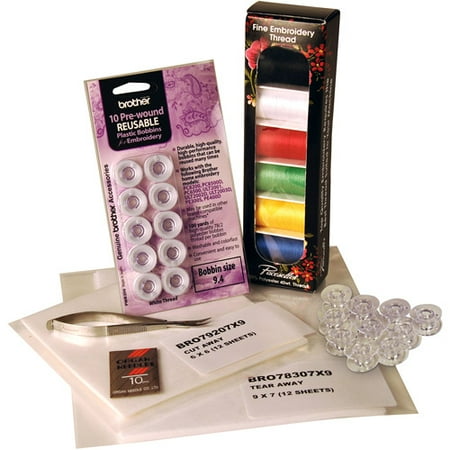 Brother Pacesetter Embroidery Starter Kit, Model SAEPKIT1 Brother Pacesetter Embroidery Starter Kit, Model SAEPKIT1