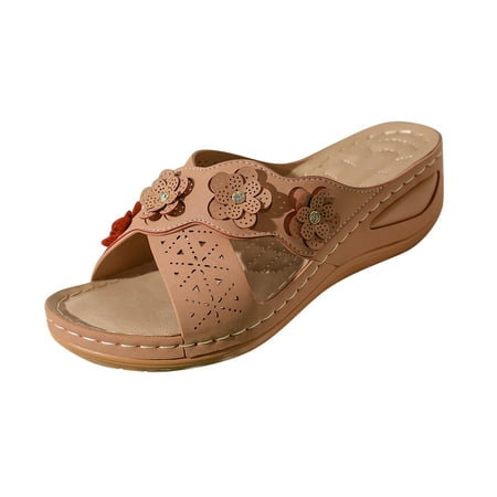 Orthopedic Sandals for Women Women Walking Slippers with Arch Support Summer Boho Anti-Slip Comfort Slide Sandals
Orthopedic Sandals for Women Women Walking Slippers with Arch Support Summer Boho Anti-Slip Comfort Slide Sandals