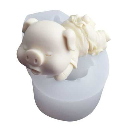 Pig Cake Mould Bake Mould 3D Cake Mould Mousse Biscuits Mould for Party (White)
Pig Cake Mould Bake Mould 3D Cake Mould Mousse Biscuits Mould for Party (White)
