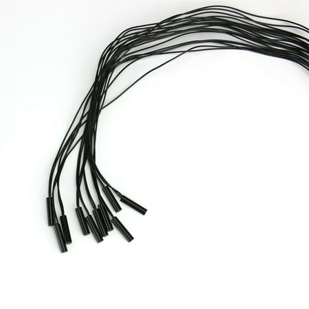 10 Pcs Magnetic Cylindrical Plastic Sealed Reed Proximity Switch