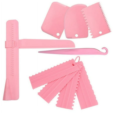 9Pcs Cake Cake Smoother Adjustable DIY Baking Decorating Tools for Applying Icing to Cakes for Cake Cream Pink
9Pcs Cake Cake Smoother Adjustable DIY Baking Decorating Tools for Applying Icing to Cakes for Cake Cream Pink