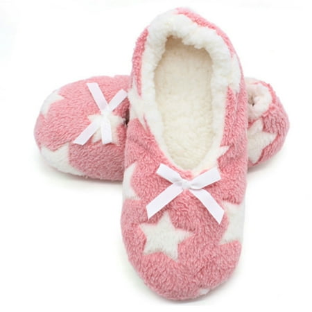 Harsuny 1-2 Pairs Womens Warm Slipper Socks Slip-ons Slipper - House Socks Floor Slipper