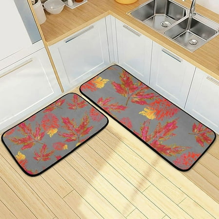 SKYSONIC Watercolor Red Leaves Kitchen Rugs 2 Pieces Autumn Maple Floor Mat Room Area Rug Washable Carpet Perfect for Living Room Bedroom Entryway
SKYSONIC Watercolor Red Leaves Kitchen Rugs 2 Pieces Autumn Maple Floor Mat Room Area Rug Washable Carpet Perfect for Living Room Bedroom Entryway