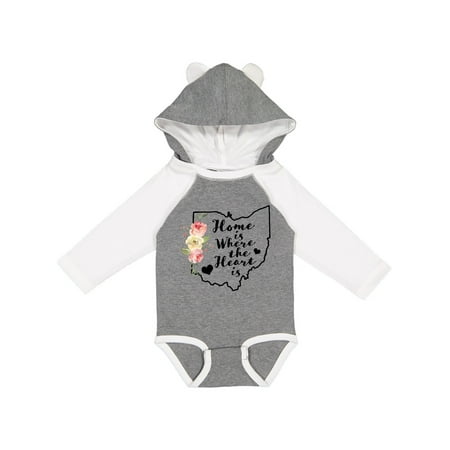 Inktastic Ohio Home is Where the Heart is with Watercolor Floral Gift Baby Boy or Baby Girl Long Sleeve Bodysuit 
Inktastic Ohio Home is Where the Heart is with Watercolor Floral Gift Baby Boy or Baby Girl Long Sleeve Bodysuit