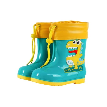 SIMANLAN Children Rain Boot Removable Lining Rubber Boots Cartoon Waterproof Booties Boys Girls Lightweight Garden Shoes Kids Wide Calf Rainboot Dark Green Yellow 3Y
SIMANLAN Children Rain Boot Removable Lining Rubber Boots Cartoon Waterproof Booties Boys Girls Lightweight Garden Shoes Kids Wide Calf Rainboot Dark Green Yellow 3Y