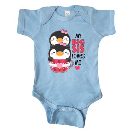 Inktastic My Big Sis Loves Me- cute teacup penguins little sister Gift Baby Girl Bodysuit
Inktastic My Big Sis Loves Me- cute teacup penguins little sister Gift Baby Girl Bodysuit