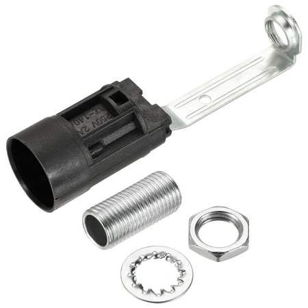 Uxcell E14 Bulb Socket Plastic Lamp Holder Black 23x90mm with M10 Threaded Lamp Pipe Nut for E14 Bulb Pack of 6
Uxcell E14 Bulb Socket Plastic Lamp Holder Black 23x90mm with M10 Threaded Lamp Pipe Nut for E14 Bulb Pack of 6