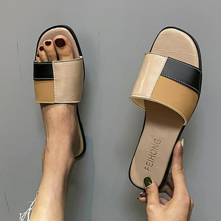 〖Yilirongyumm〗 Beige 37 Slippers For Women Folded Slippers Casual Fashion Shoes Toe Womens Bohemian Open Leather Summer Flat Women s Slipper
〖Yilirongyumm〗 Beige 37 Slippers For Women Folded Slippers Casual Fashion Shoes Toe Womens Bohemian Open Leather Summer Flat Women s Slipper