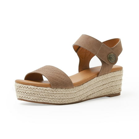 Gzztg Women Sandals Women S Fashion Straw Shoes Platform Open Toe Anti-Slip Temperament Wedge Womens Sandles
Gzztg Women Sandals Women S Fashion Straw Shoes Platform Open Toe Anti-Slip Temperament Wedge Womens Sandles
