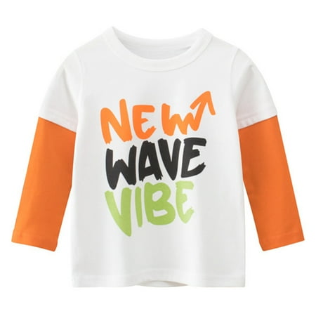 Zlekejiko Toddler Kids Baby Boys Girls Letter Print Long Sleeve Crewneck T Shirts Tops Tee Clothes For Children
Zlekejiko Toddler Kids Baby Boys Girls Letter Print Long Sleeve Crewneck T Shirts Tops Tee Clothes For Children