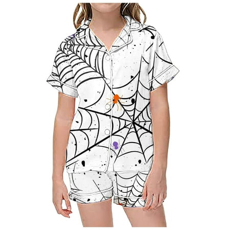 Toddler Girls Outfits Holiday Outfits 2 Piece Sets Pajamas Kids Graphic Print Short Sleeve Button Shirt Shorts Pajama Set Fall Girls Clothings 8 Years-9 Years
Toddler Girls Outfits Holiday Outfits 2 Piece Sets Pajamas Kids Graphic Print Short Sleeve Button Shirt Shorts Pajama Set Fall Girls Clothings 8 Years-9 Years