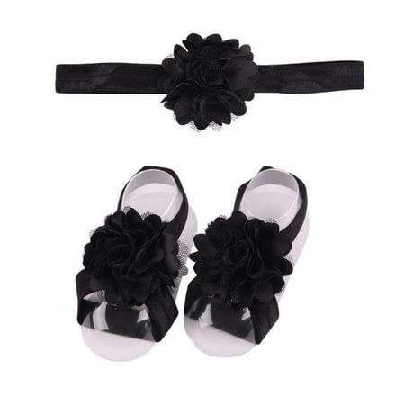 THE WILD Loveliness Black Free size 1Pair Infant Pearl Chiffon Barefoot Toddler Foot Flower Beach Sandals BK
THE WILD Loveliness Black Free size 1Pair Infant Pearl Chiffon Barefoot Toddler Foot Flower Beach Sandals BK