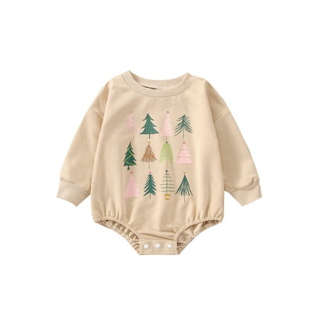 TOPGOD Baby Girls Boys Christmas Romper Infant Round Neck Long Sleeve Jumpsuits Bodysuits
TOPGOD Baby Girls Boys Christmas Romper Infant Round Neck Long Sleeve Jumpsuits Bodysuits