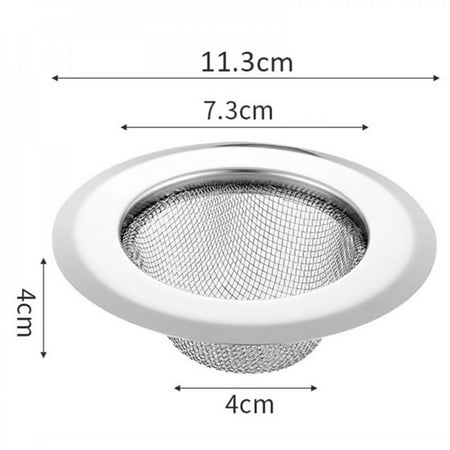 Stainless Steel Kitchen Sink Filter Waste Plug Sink Strainer Bathroom Floor Anti-clogging Drain Cover Bathroom Drain Accessories
Stainless Steel Kitchen Sink Filter Waste Plug Sink Strainer Bathroom Floor Anti-clogging Drain Cover Bathroom Drain Accessories