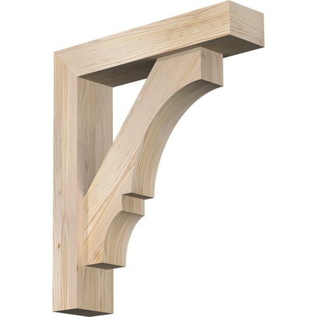 Ekena Millwork 5 1/2 W x 24 D x 28 H Balboa Block Smooth Bracket w/ Offset Brace Douglas Fir
Ekena Millwork 5 1/2 W x 24 D x 28 H Balboa Block Smooth Bracket w/ Offset Brace Douglas Fir