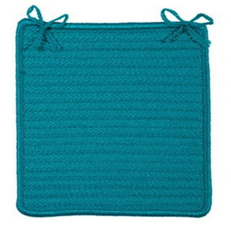 Simply Home Solid - Turquoise Chair Pad - set 4