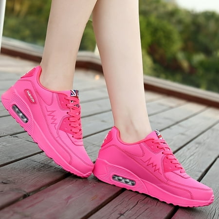 Women s Air Cushion Sole Sneakers Solid Color Lightweight Lace Up Running Shoes Women s Footwear
Women s Air Cushion Sole Sneakers Solid Color Lightweight Lace Up Running Shoes Women s Footwear