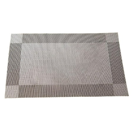 Placemat Pvc Western Placemat Single Frame Heat Insulation Pad Hotel Family Disposable Table Mat Silver Gray
Placemat Pvc Western Placemat Single Frame Heat Insulation Pad Hotel Family Disposable Table Mat Silver Gray