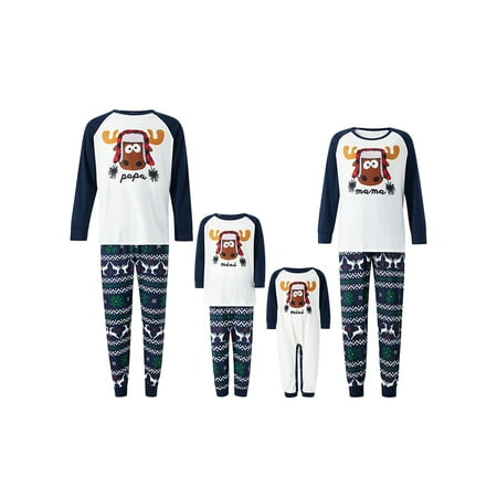 JYYYBF Christmas Family Matching Pajamas Set Long Sleeve Crew Neck Elk Print T-shirt with Pants Sleepwear for Xmas Dark Blue Baby
JYYYBF Christmas Family Matching Pajamas Set Long Sleeve Crew Neck Elk Print T-shirt with Pants Sleepwear for Xmas Dark Blue Baby